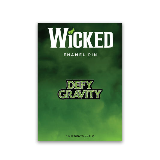 Wicked Defy Gravity Glitter Pin