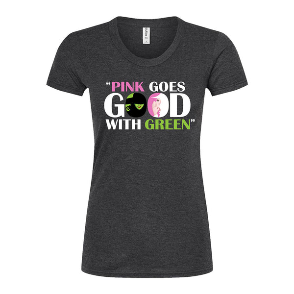 Wicked Pink Green Tee – Wicked the Musical Store